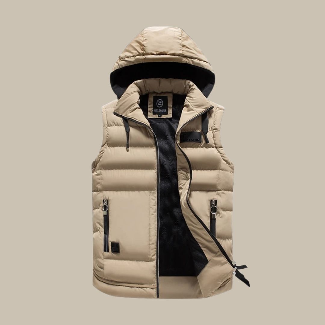 Anthony – Stylish Spring Hooded Bodywarmer Vest for Men